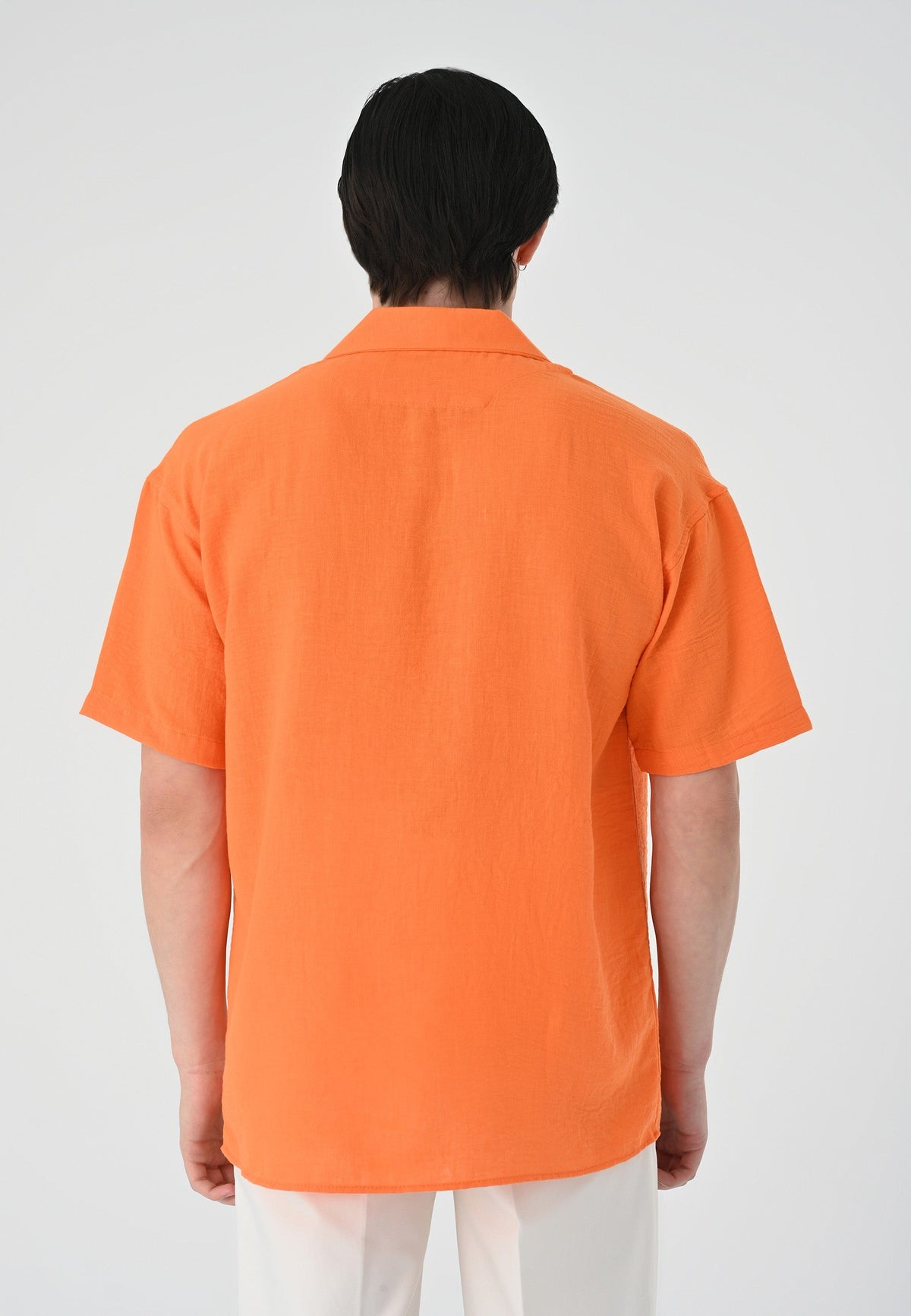 Antioch Oversized Short-Sleeve Men's Shirt with Apache Collar