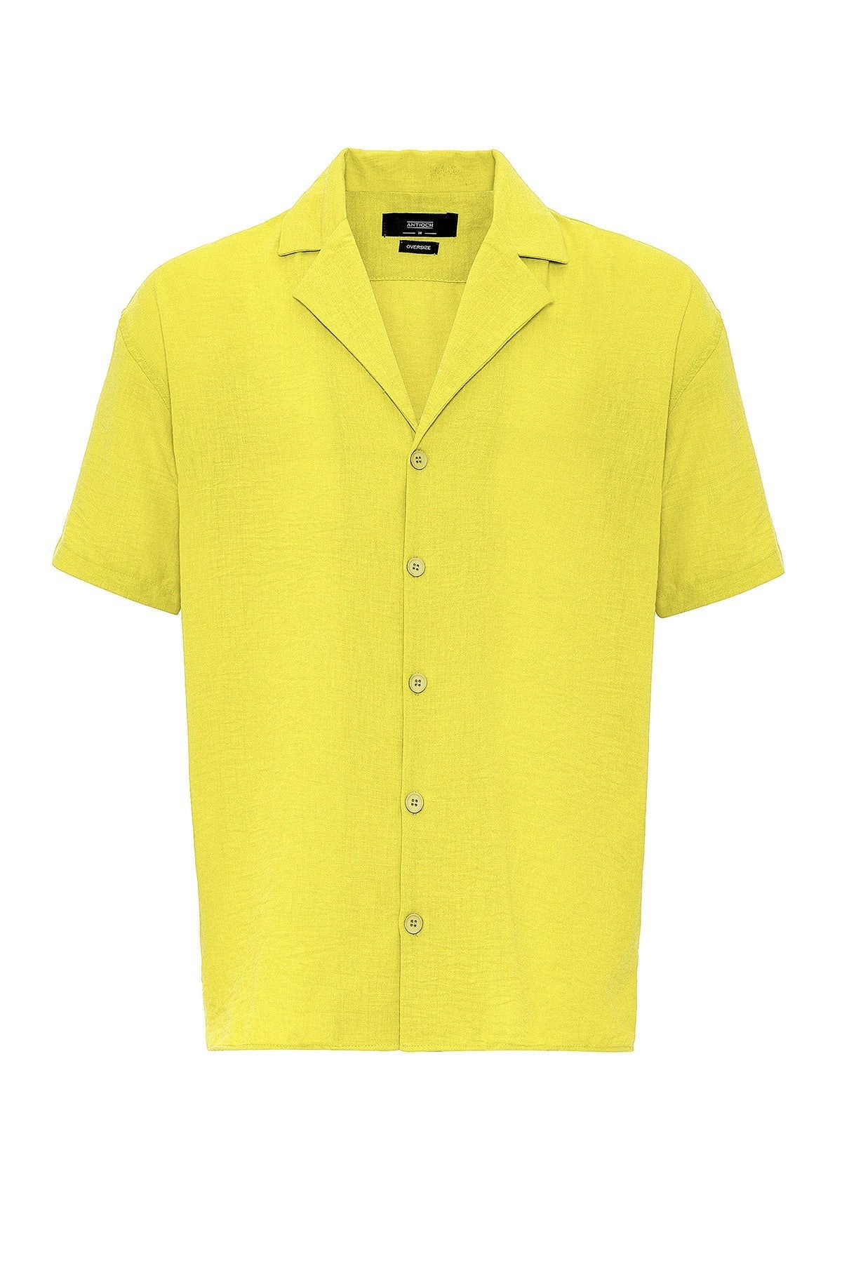 Antioch Oversized Short-Sleeve Men's Shirt with Apache Collar
