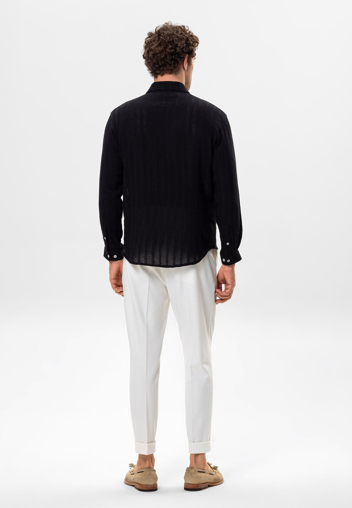 Antioch Knit-Detail Men's Shirt