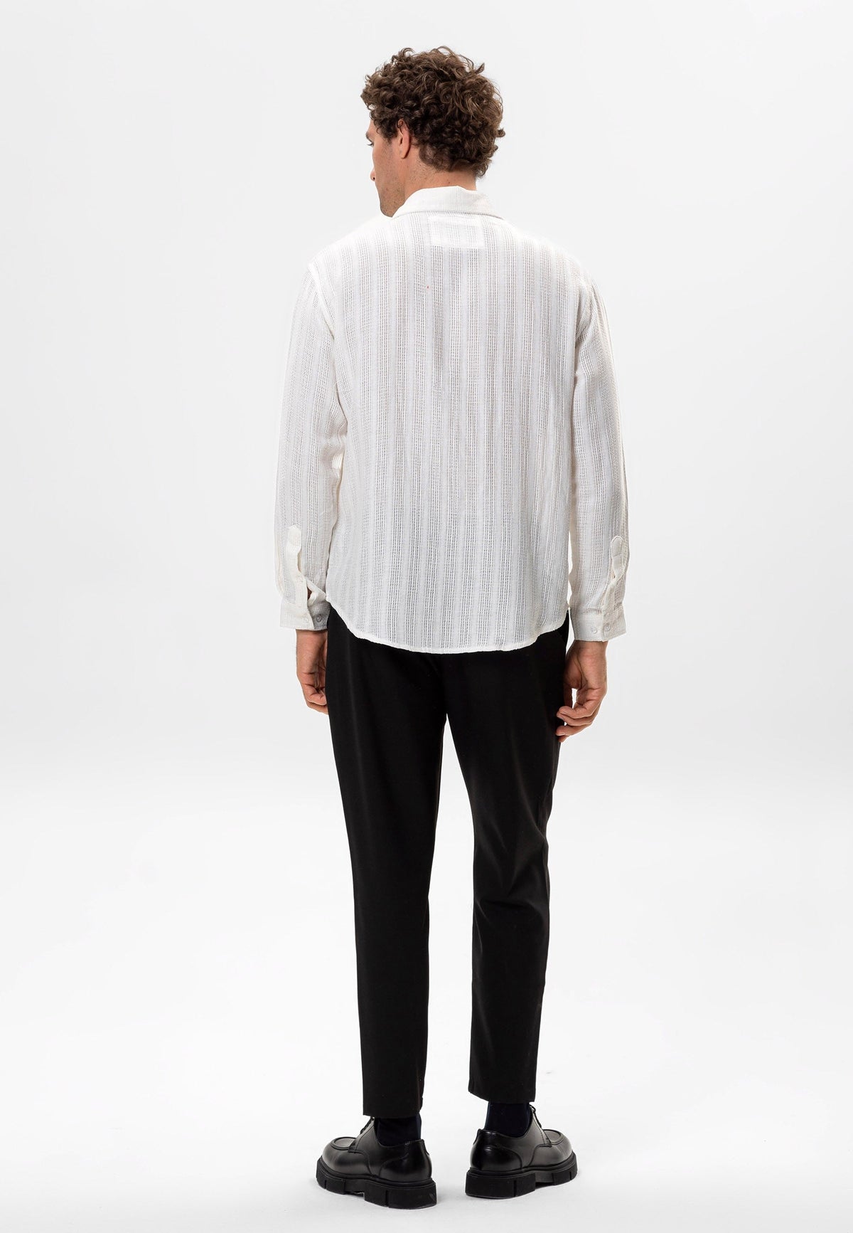 Antioch Knit-Detail Men's Shirt