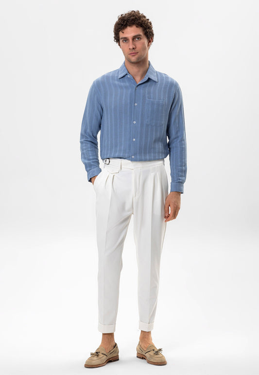 Antioch Knit-Detail Men's Shirt