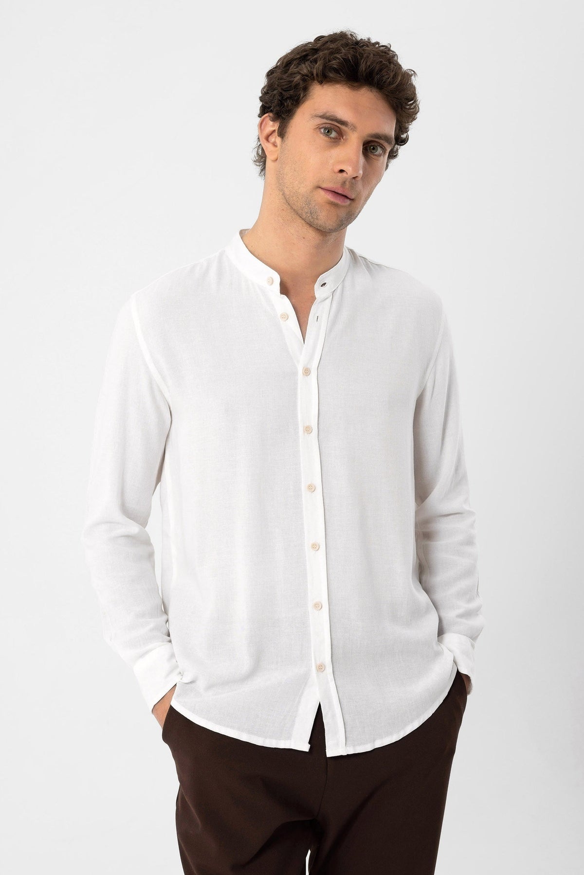 Antioch Stand-Collar Men's Shirt
