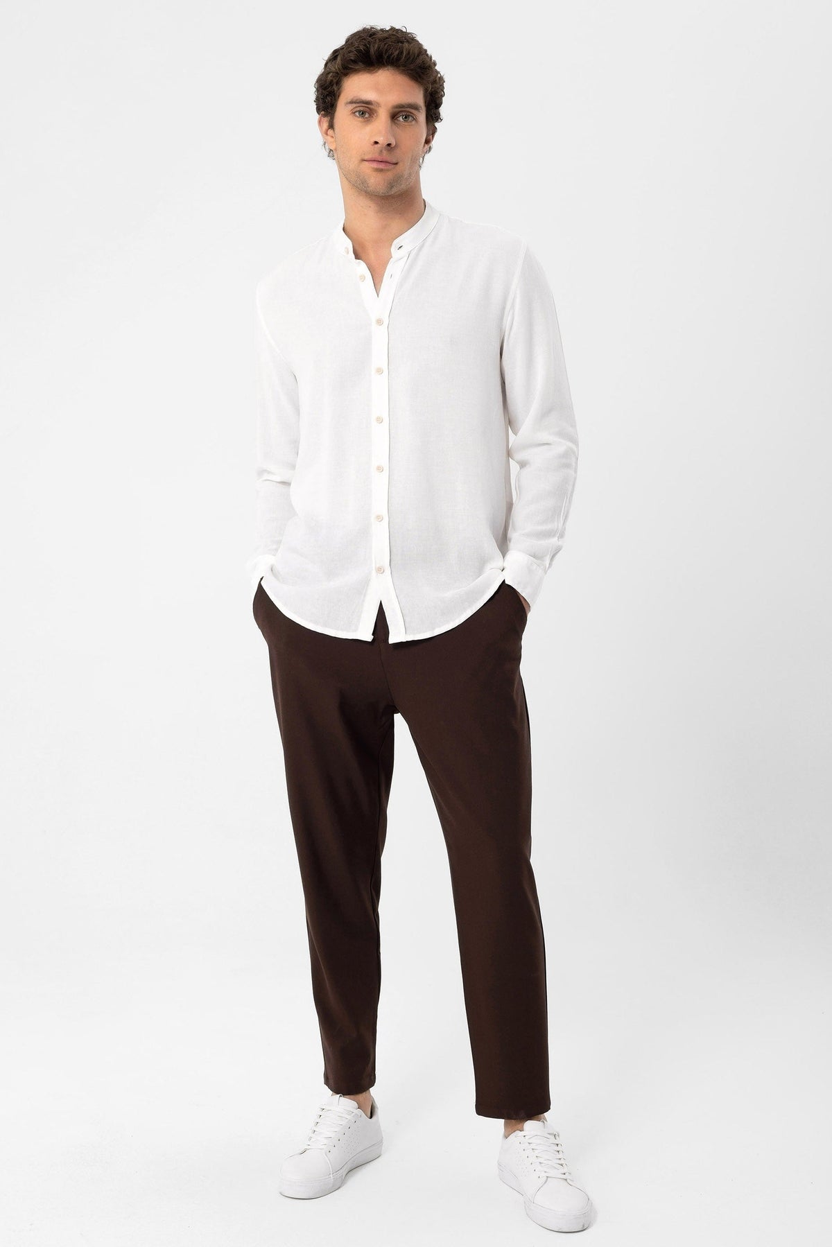 Antioch Stand-Collar Men's Shirt