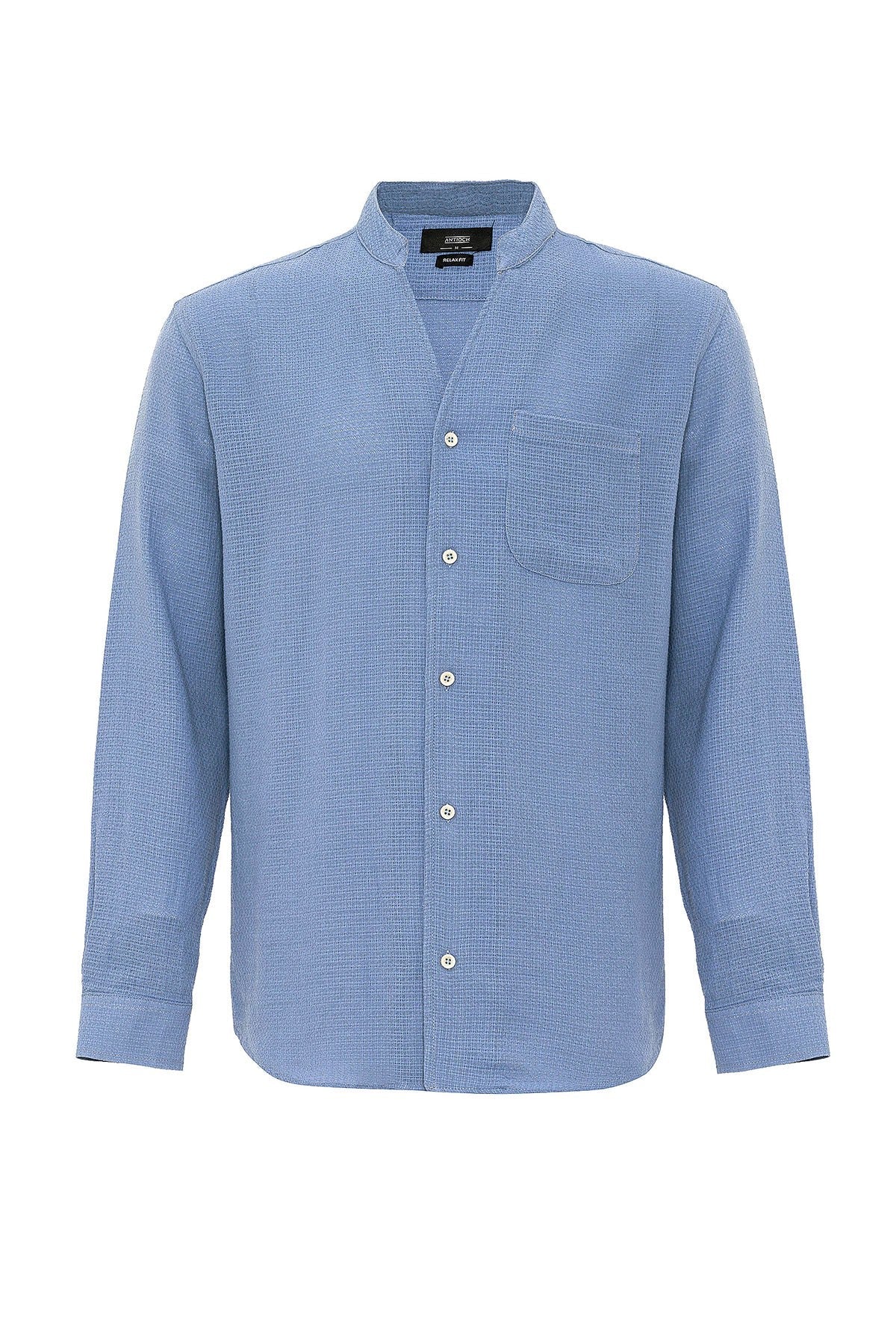 Antioch Crew-Neck Knitted Textured Men's Shirt