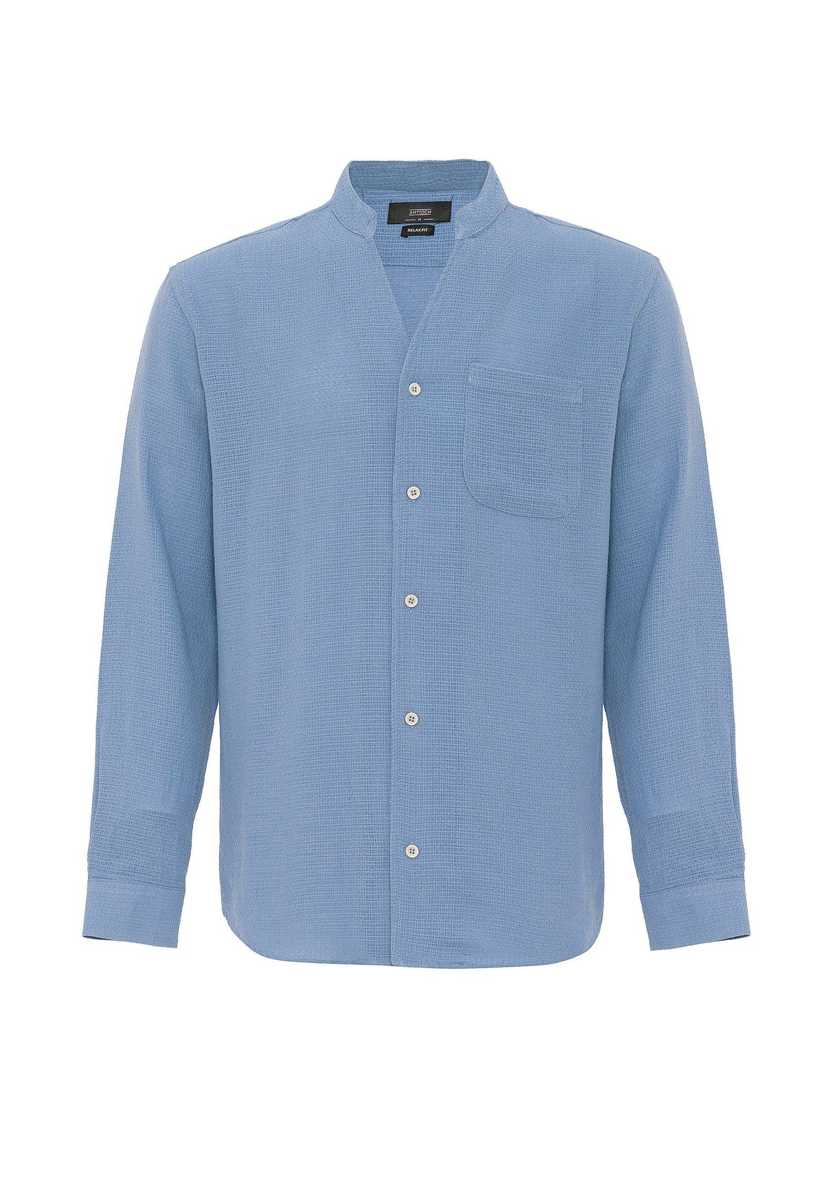 Antioch Crew-Neck Knitted Textured Men's Shirt