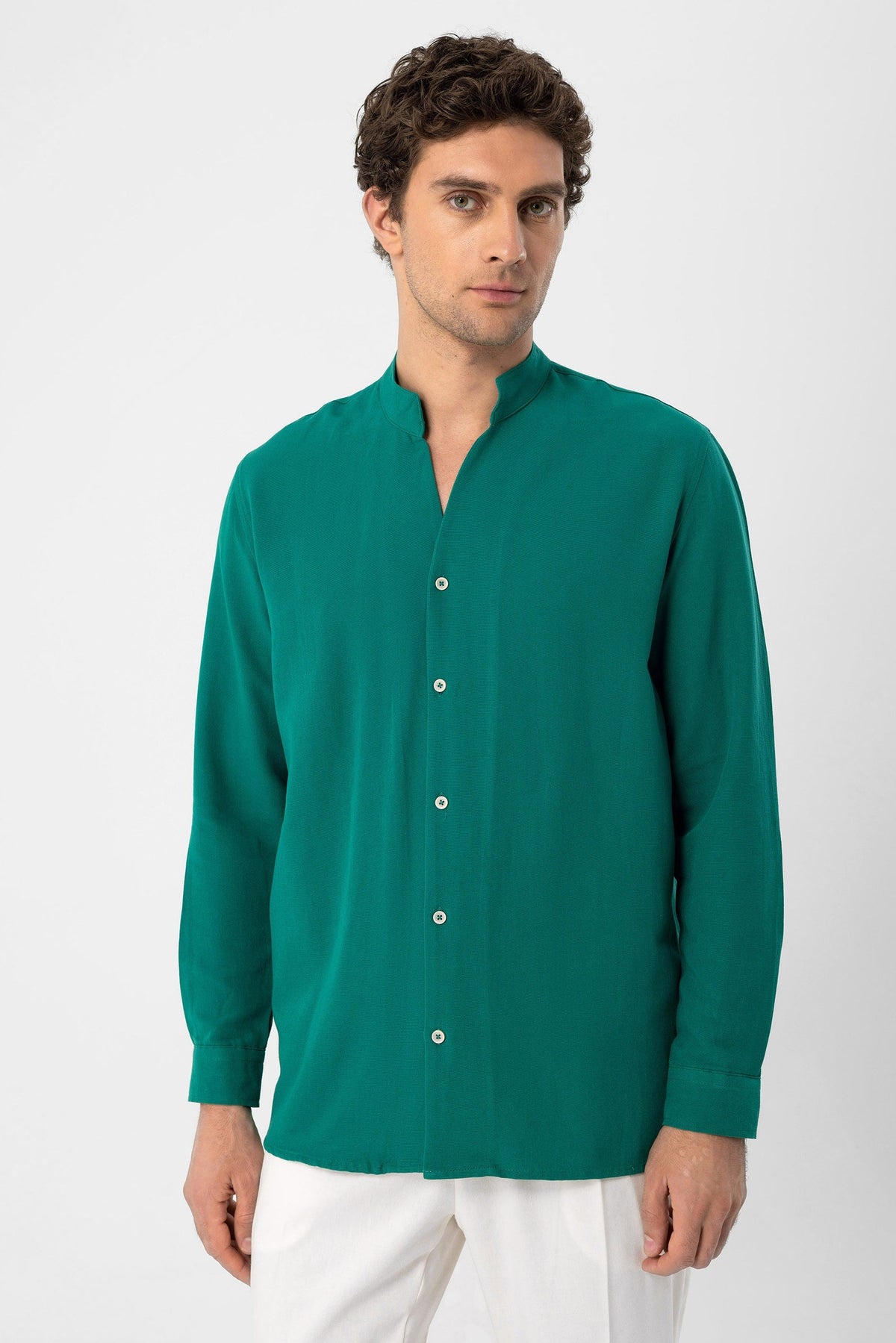 Antioch Collared Long-Sleeved Men's Shirt