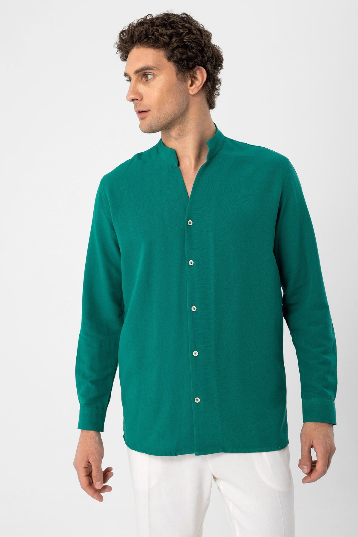 Antioch Collared Long-Sleeved Men's Shirt