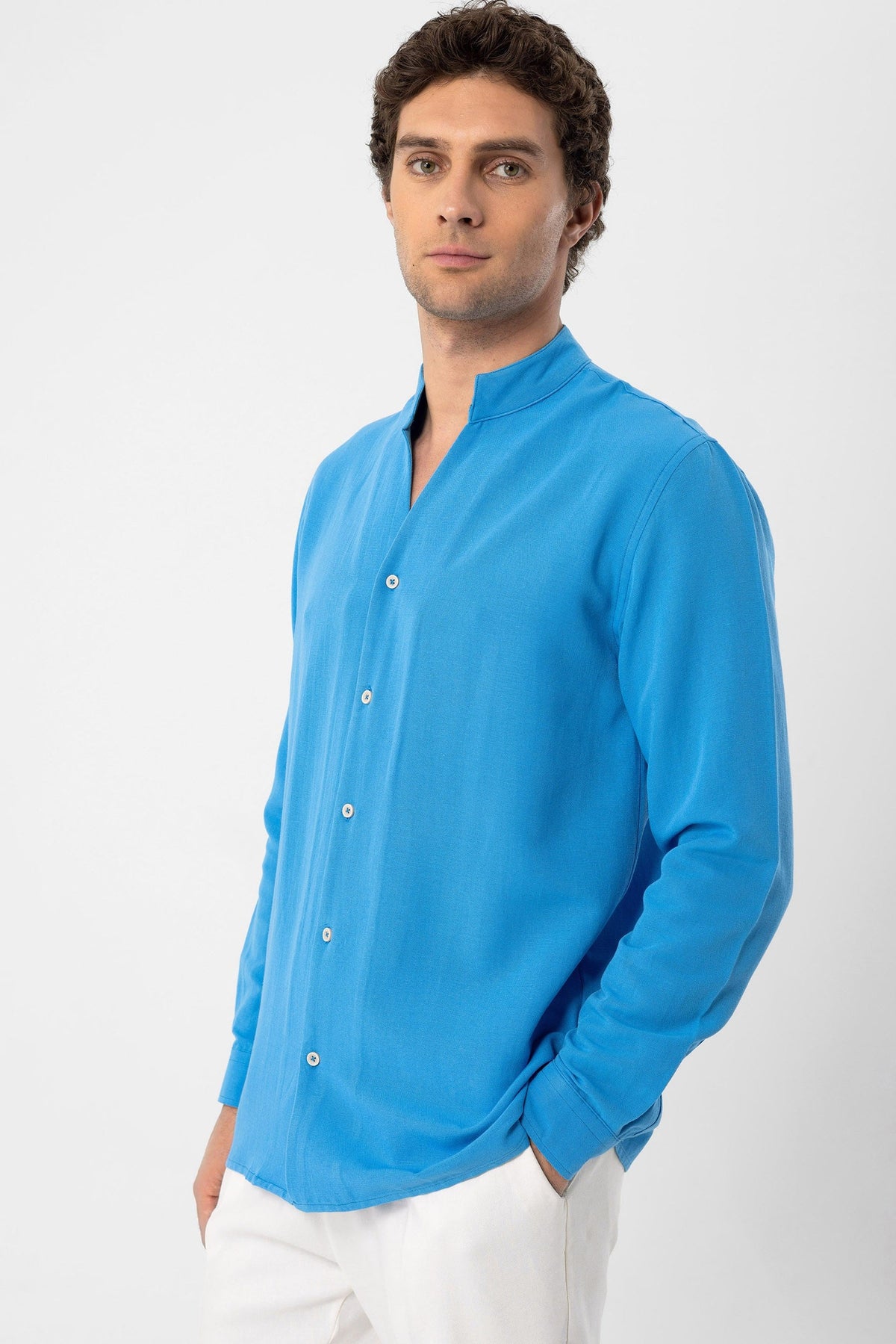 Antioch Collared Long-Sleeved Men's Shirt