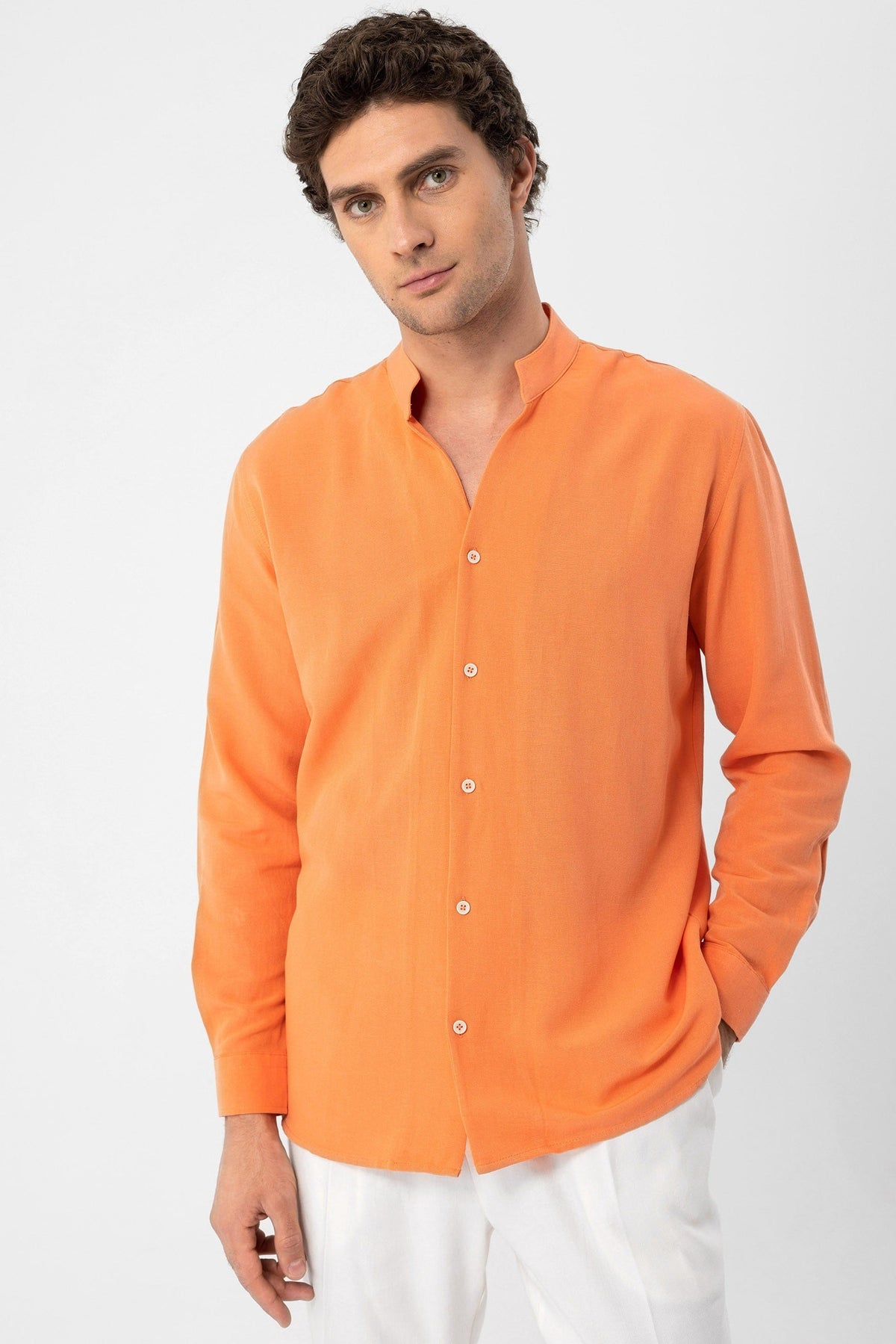 Antioch Collared Long-Sleeved Men's Shirt