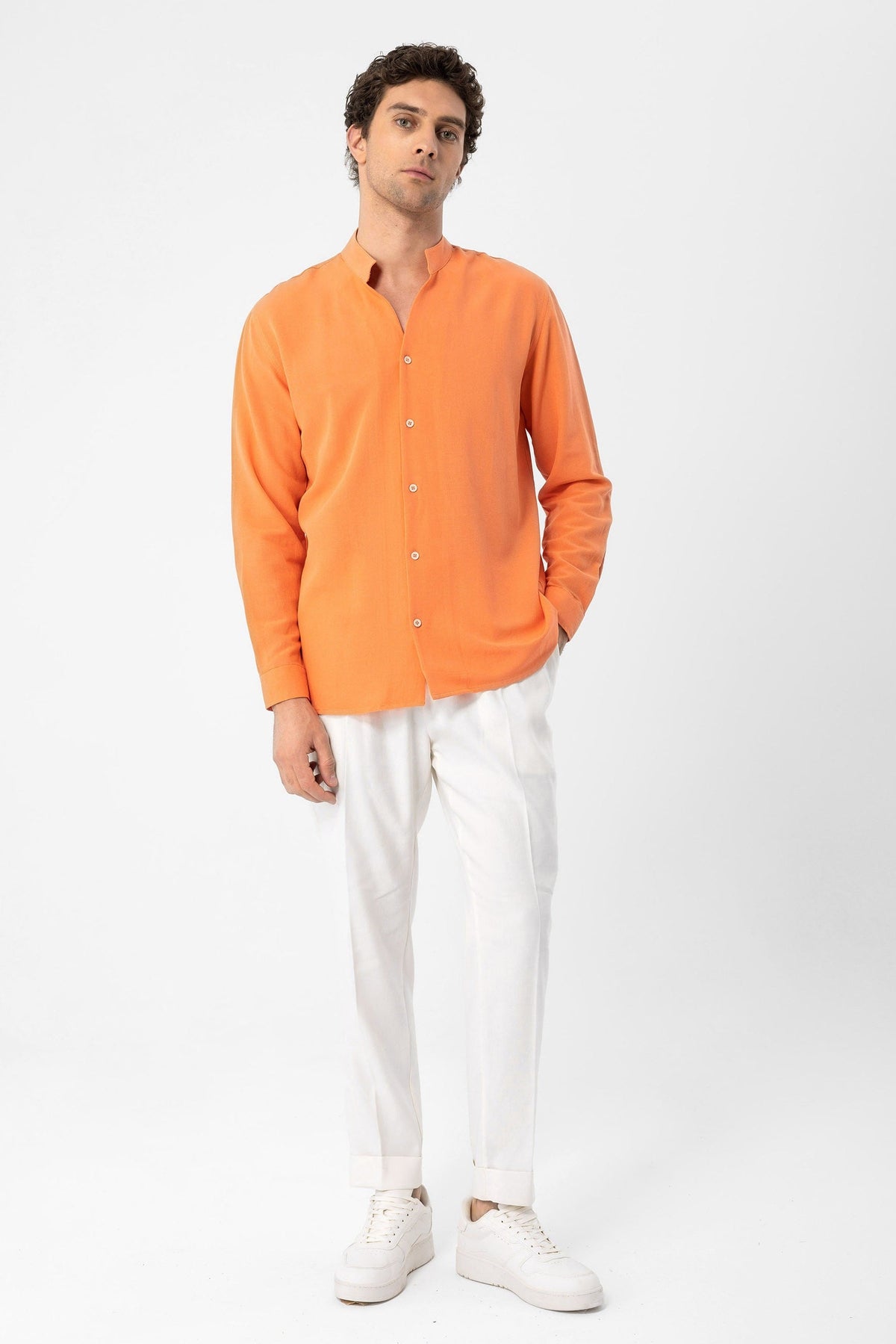 Antioch Collared Long-Sleeved Men's Shirt