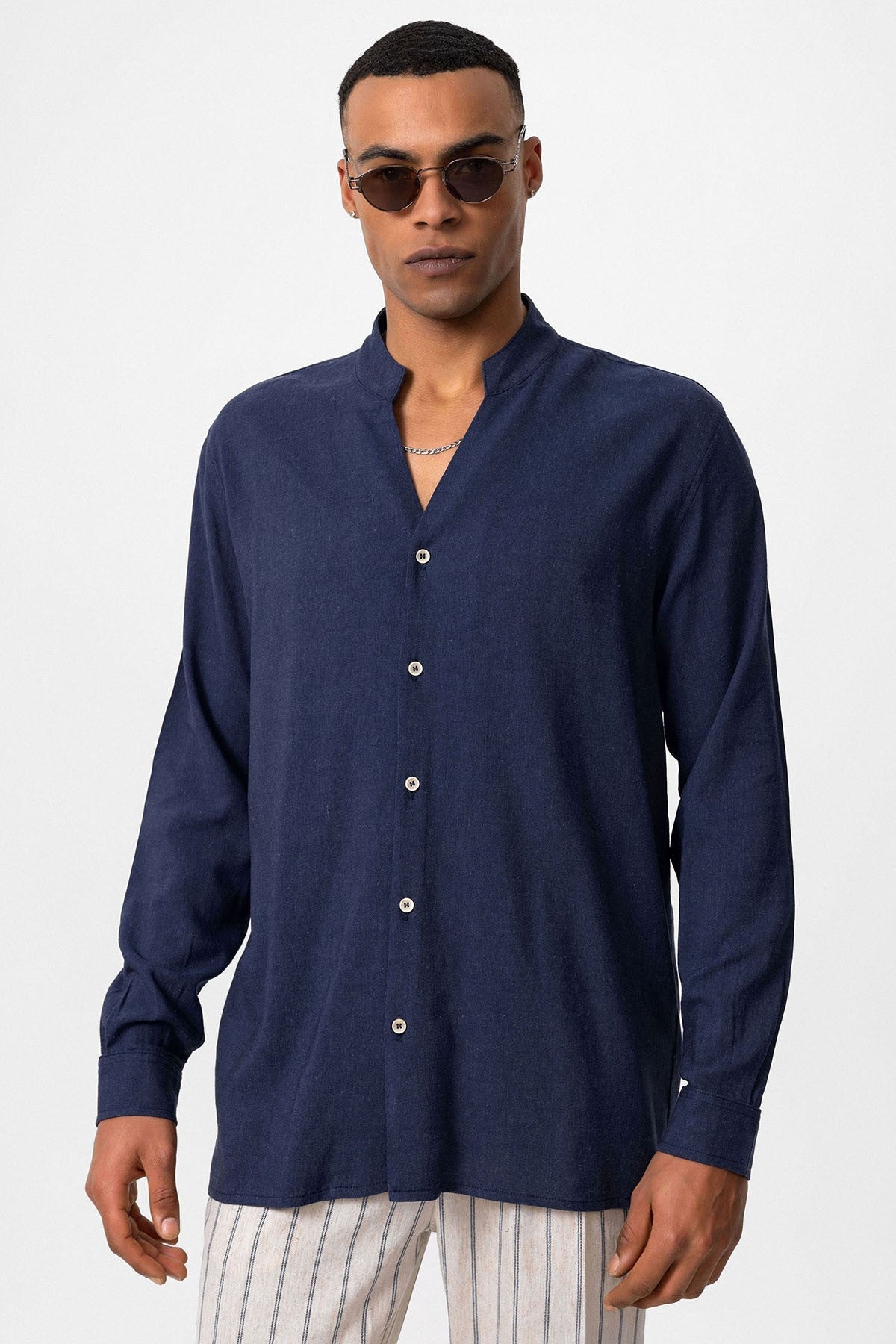 Antioch Collared Long-Sleeved Men's Shirt