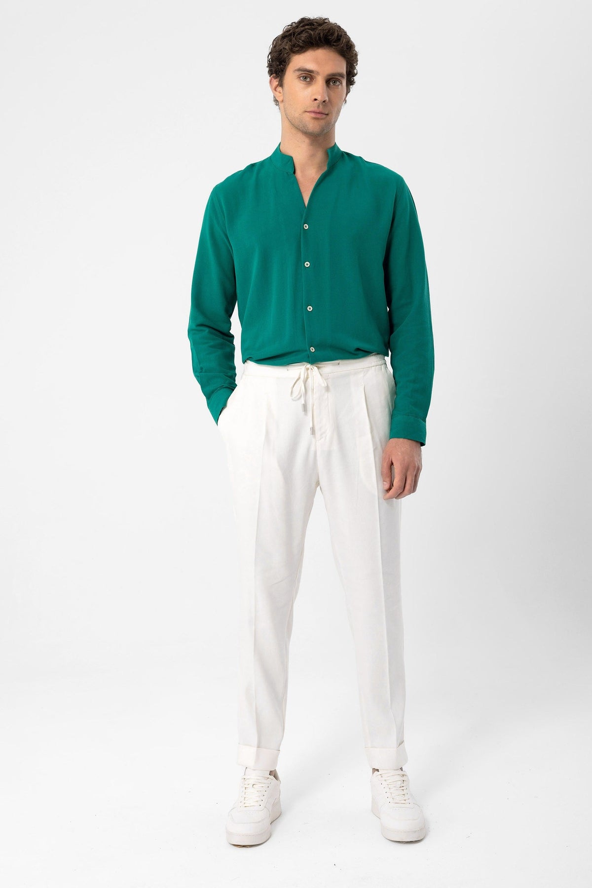 Antioch Collared Long-Sleeved Men's Shirt