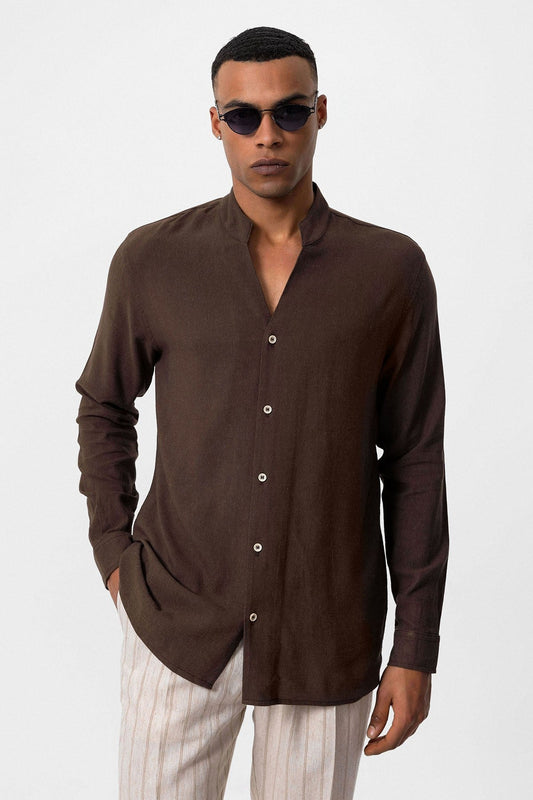 Antioch Collared Long-Sleeved Men's Shirt
