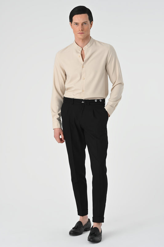 Antioch Regular Fit Mandarin Collar Men's Shirt