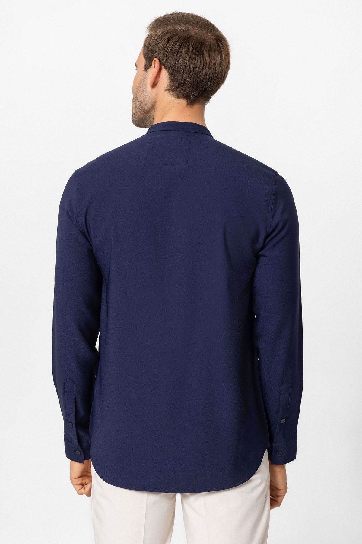 Antioch Regular Fit Mandarin Collar Men's Shirt