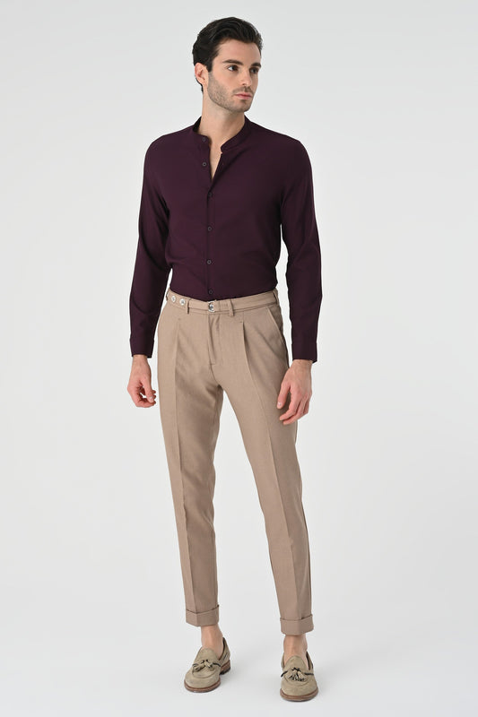 Antioch Regular Fit Mandarin Collar Men's Shirt