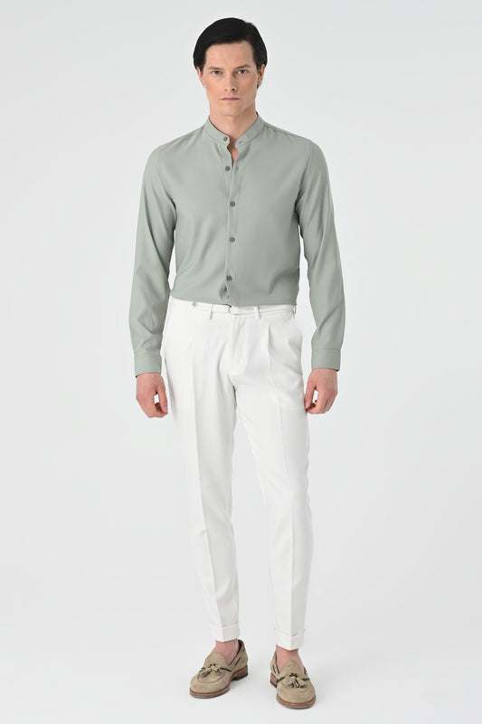 Antioch Regular Fit Mandarin Collar Men's Shirt