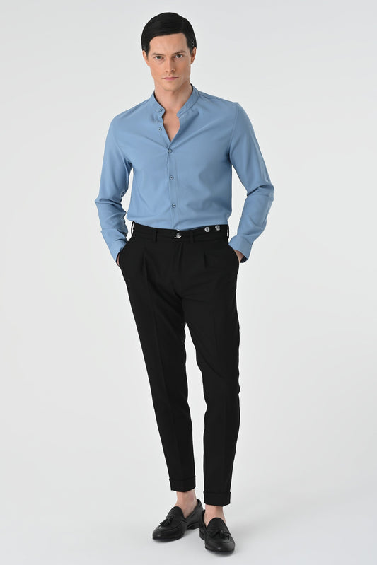 Antioch Regular Fit Mandarin Collar Men's Shirt