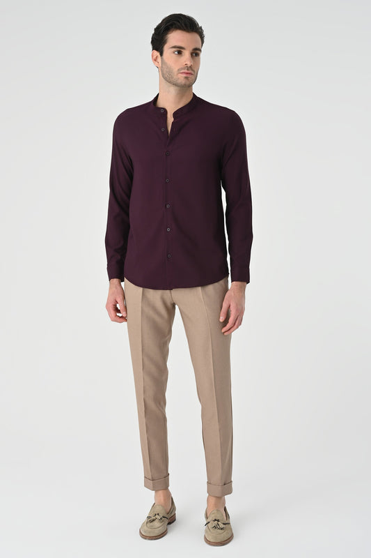 Antioch Regular Fit Mandarin Collar Men's Shirt