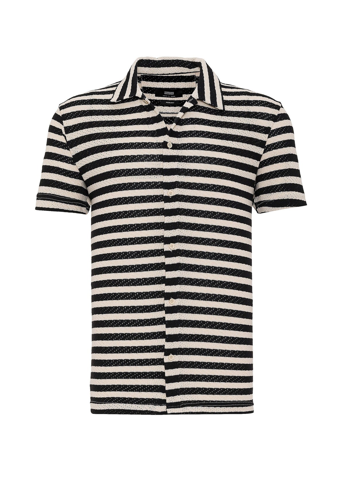 Antioch Short-Sleeve Striped Men's Knit Shirt