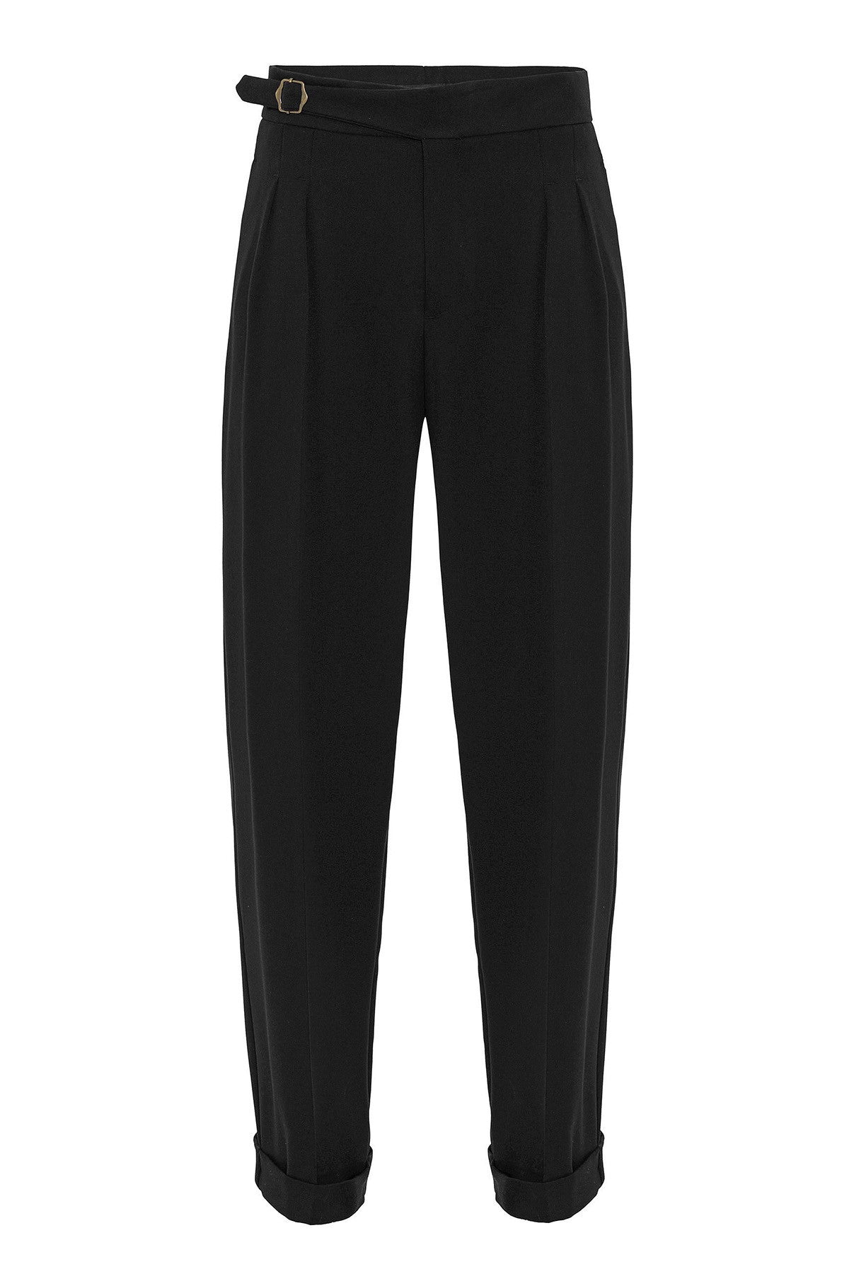 Antioch Toka Detailed Pleated High-Waisted Men's Pants