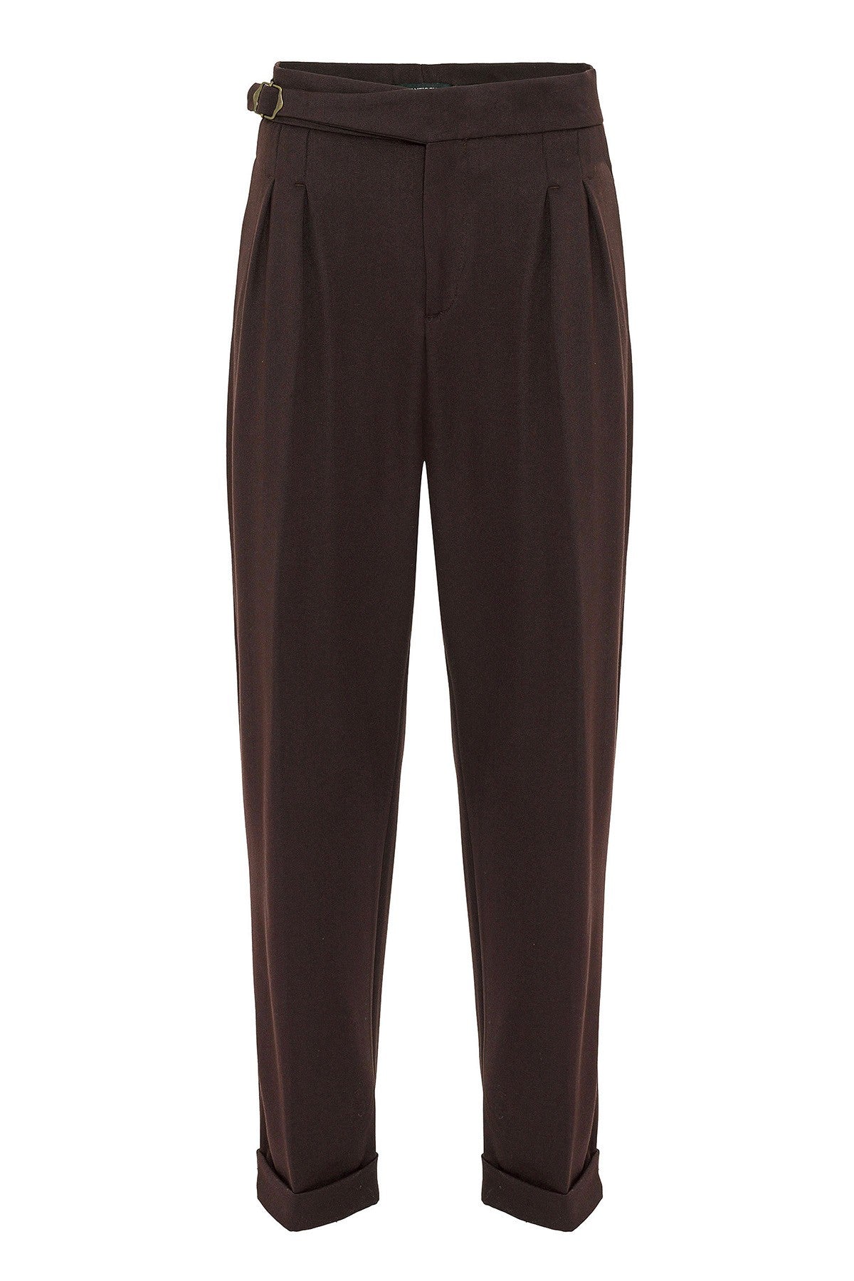 Antioch Toka Detailed Pleated High-Waisted Men's Pants
