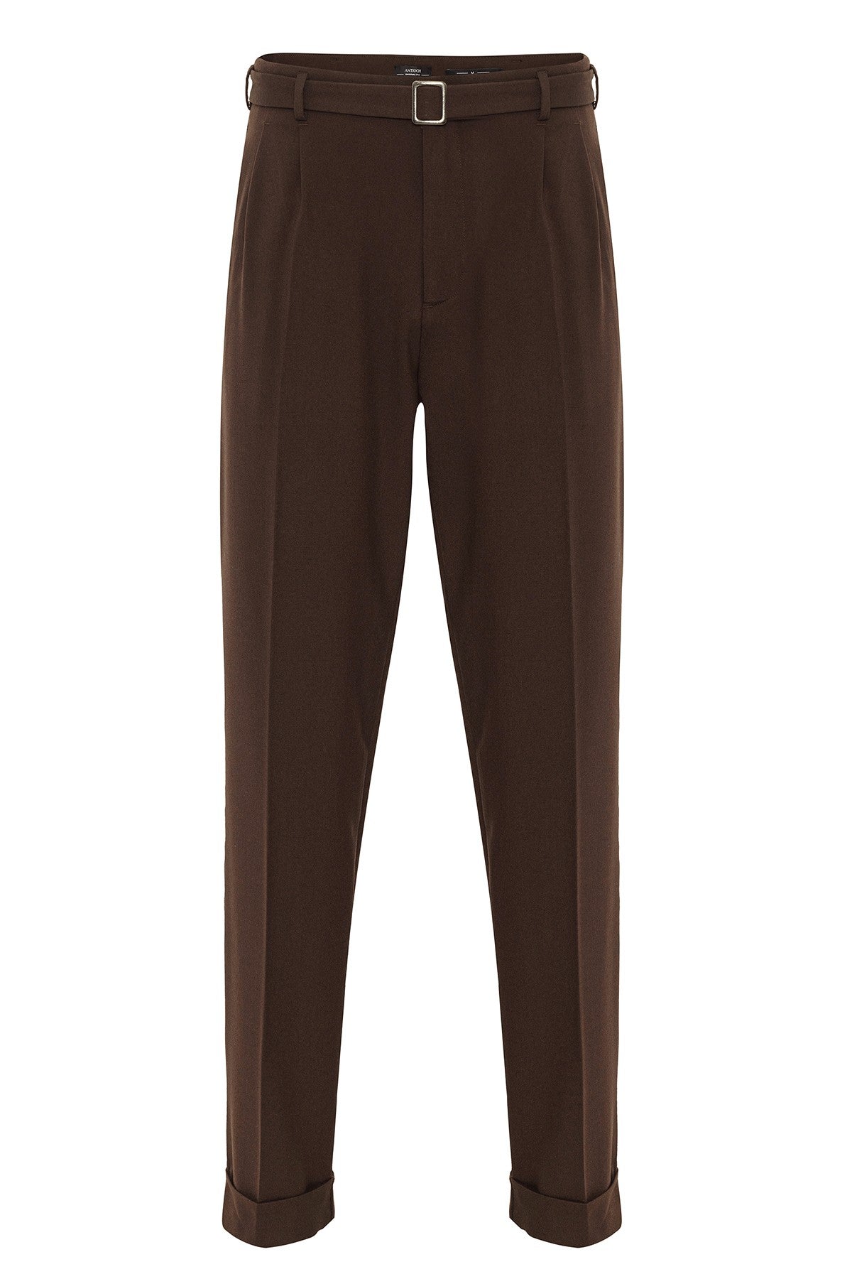High-Waisted Pleated Relaxed-Fit Men's Pants