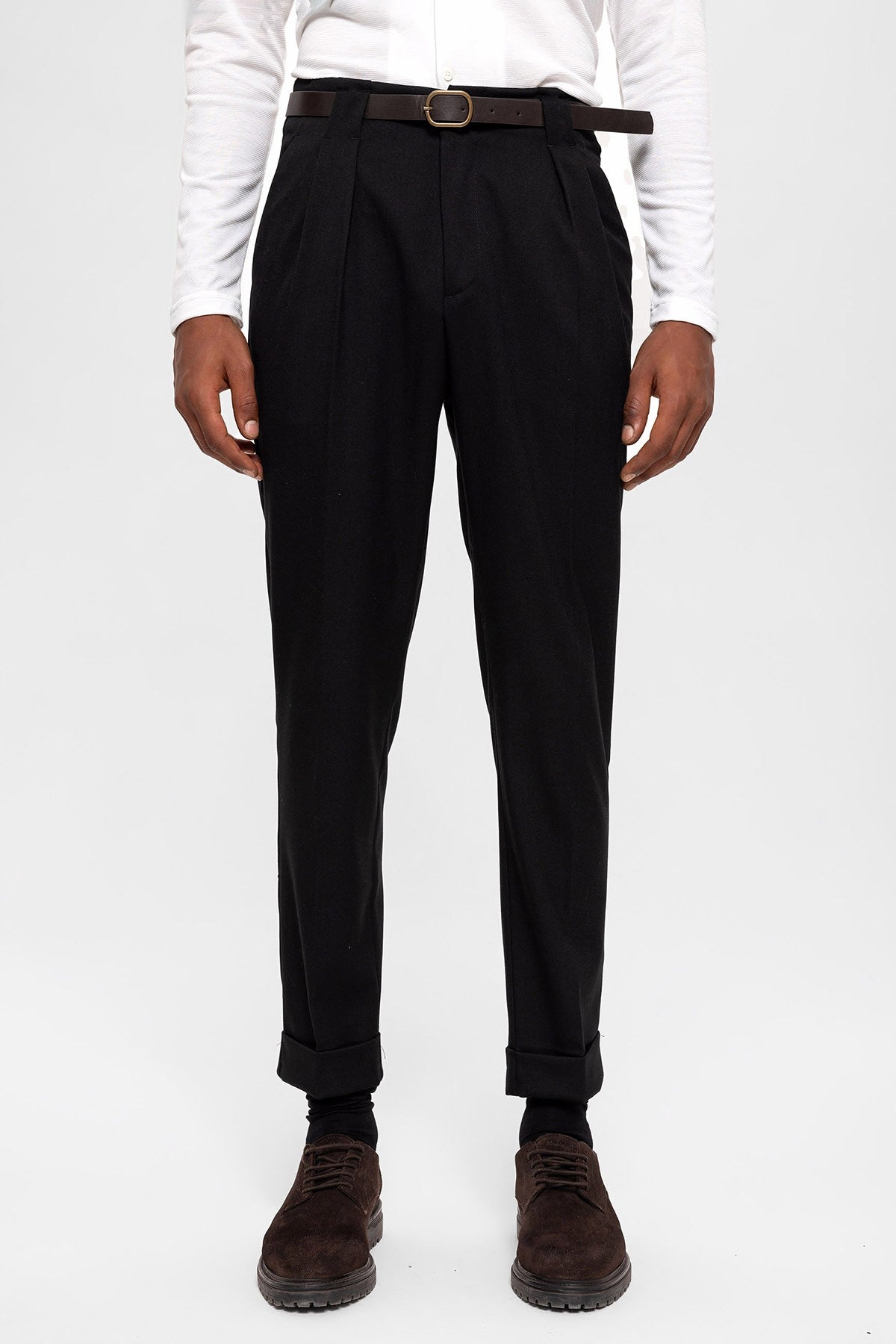 Antioch Arched Double-Cuff Pants