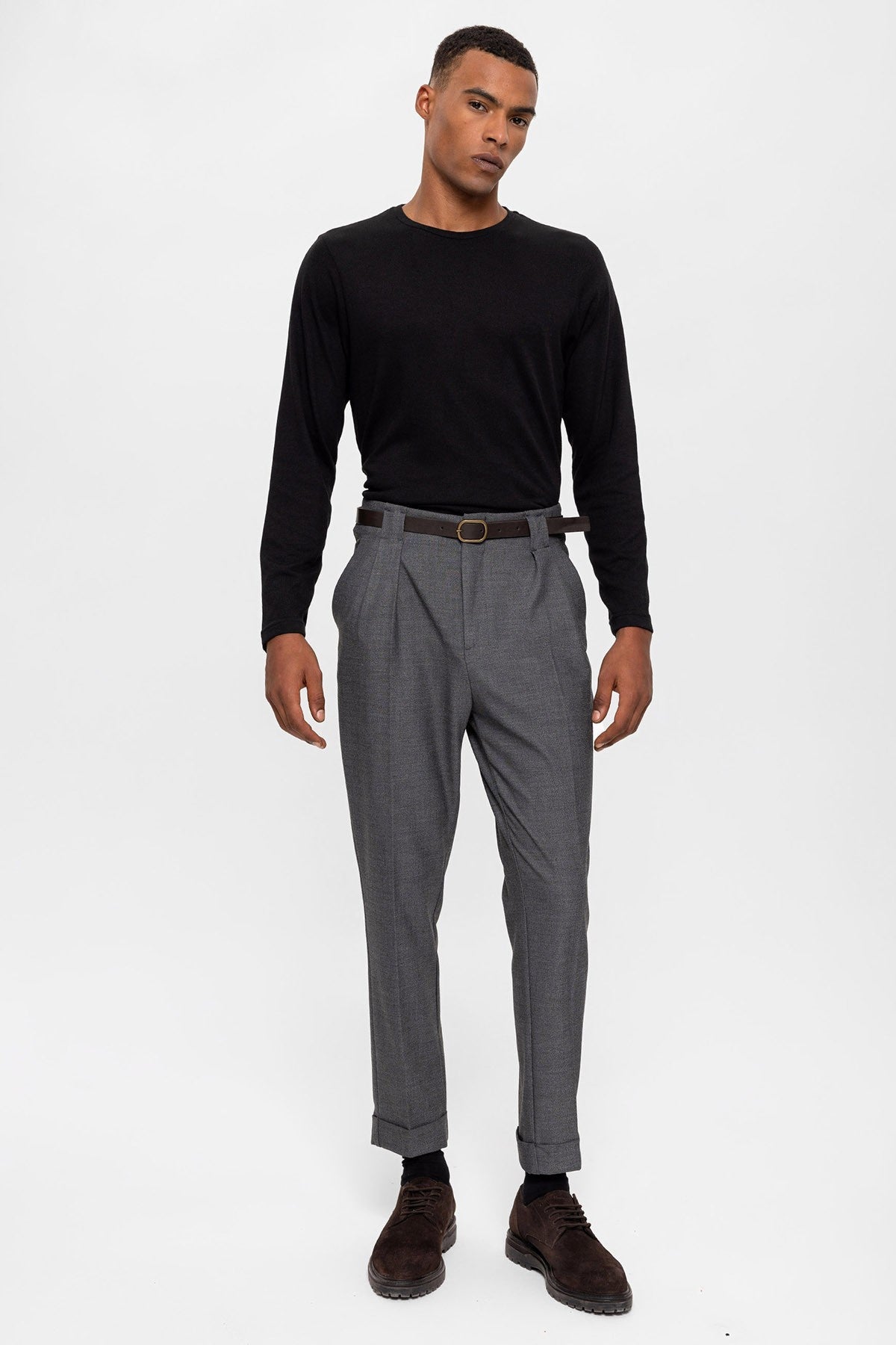 Antioch Arched Double-Cuff Pants
