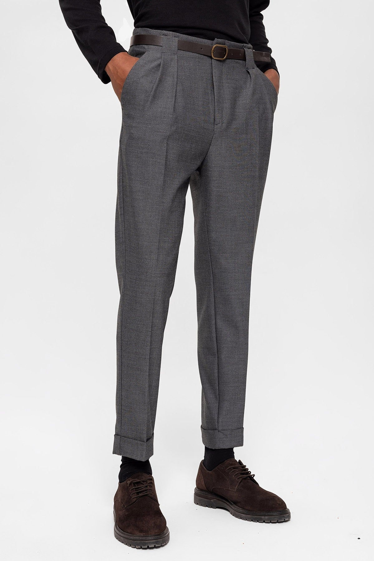 Antioch Arched Double-Cuff Pants