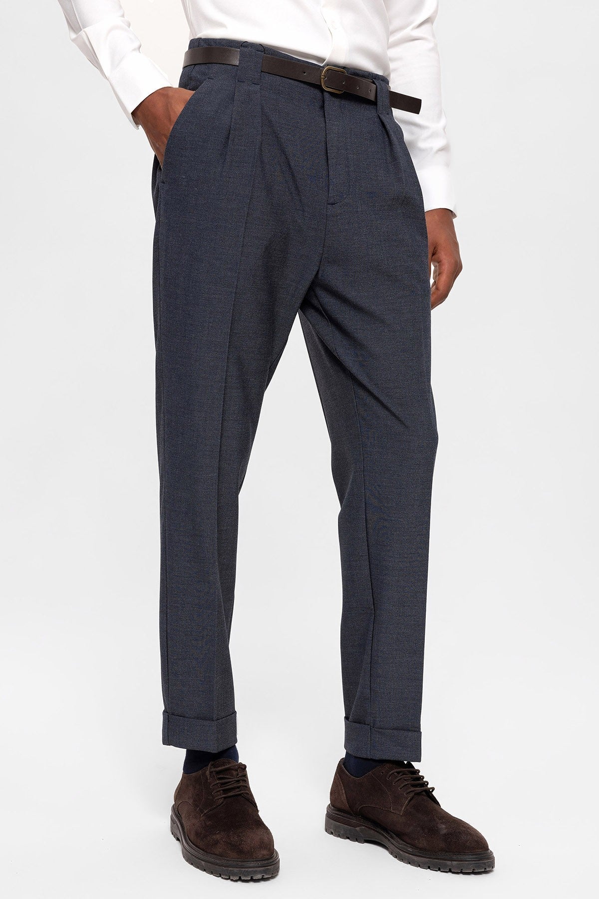 Antioch Arched Double-Cuff Pants