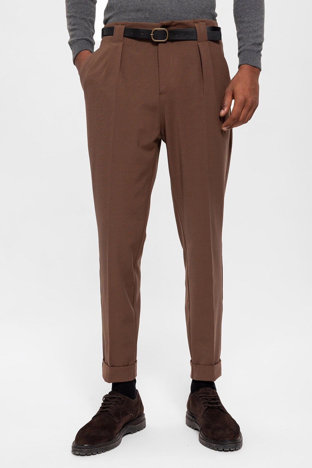 Antioch Arched Double-Cuff Pants