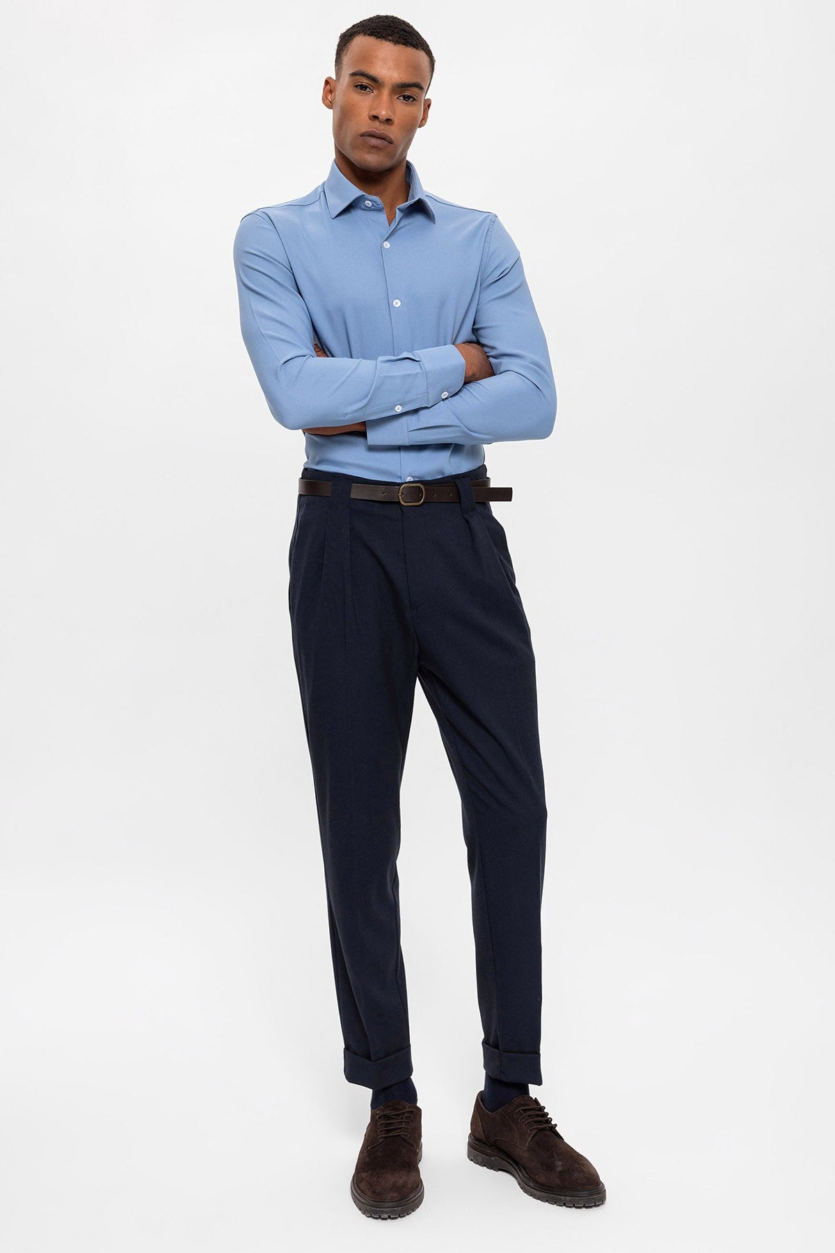 Antioch Arched Double-Cuff Pants