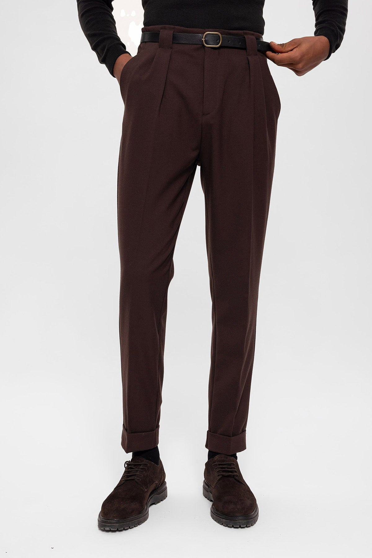 Antioch Arched Double-Cuff Pants