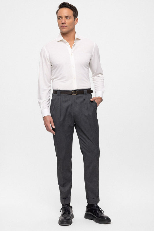 Antioch Arched Double-Cuff Pants
