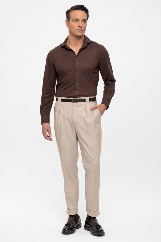 Antioch Arched Double-Cuff Pants