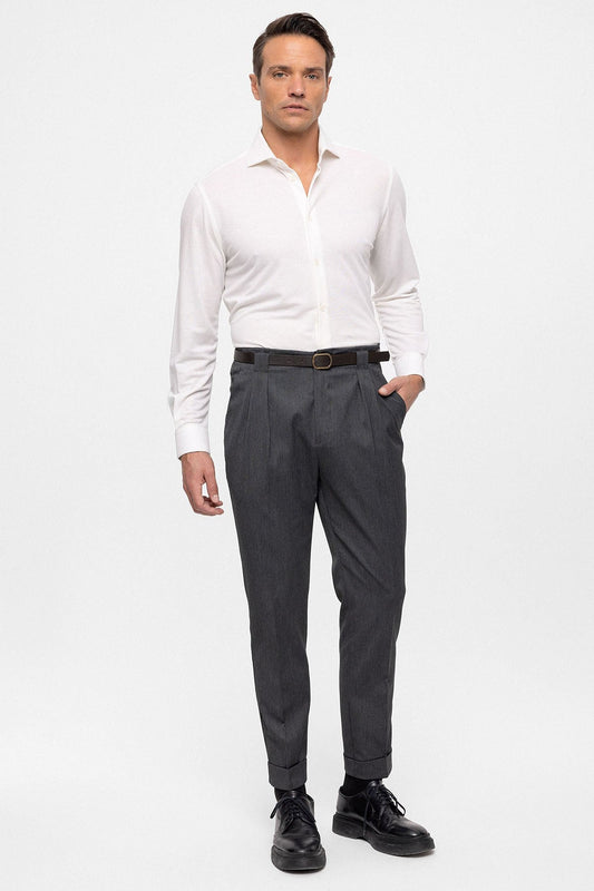 Antioch Arched Double-Cuff Pants