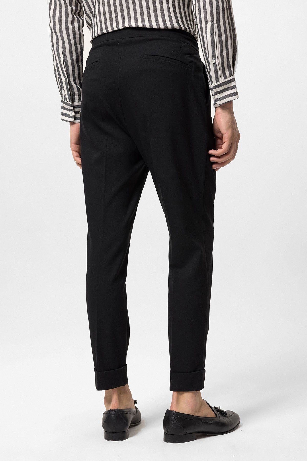 Antioch Elastic-Waist Pleated Men's Pants
