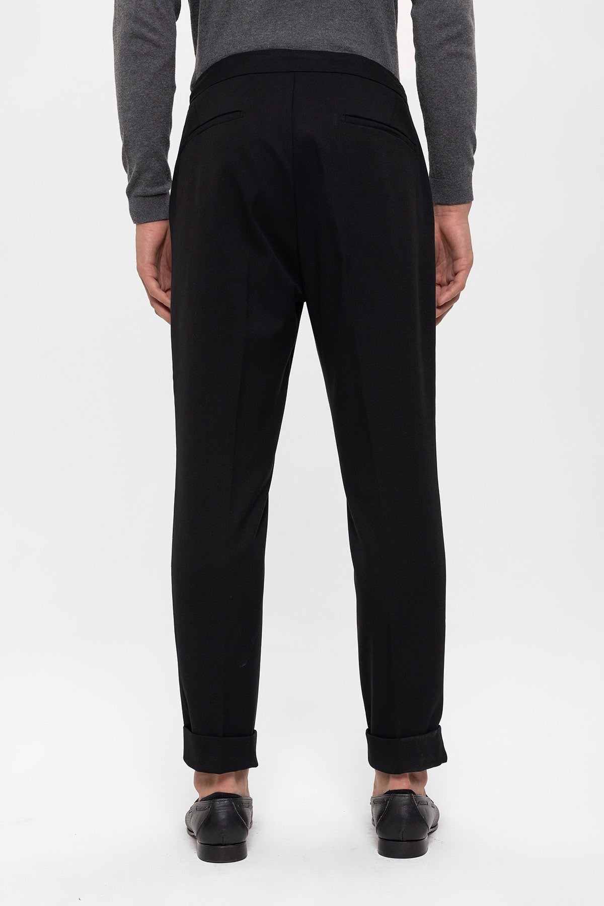 Antioch Elastic-Waist Pleated Men's Pants