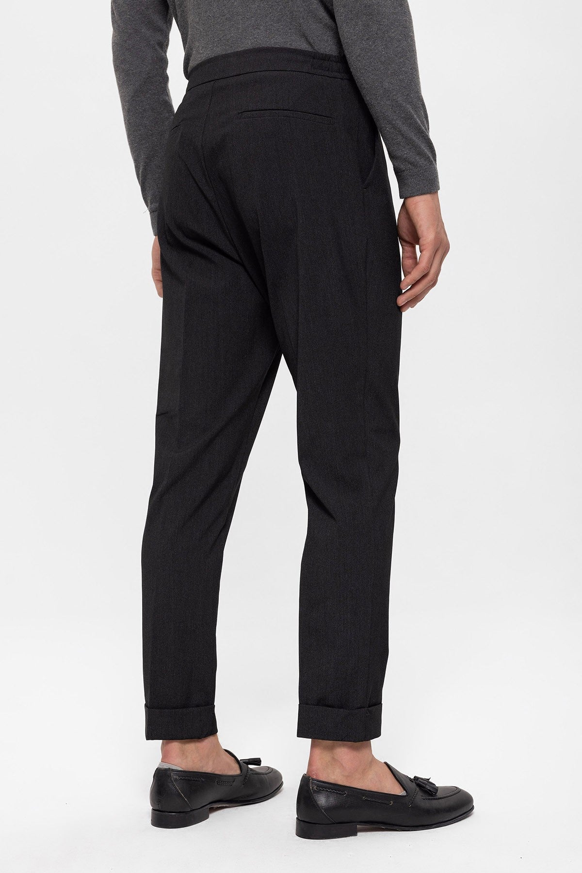 Antioch Elastic-Waist Pleated Men's Pants