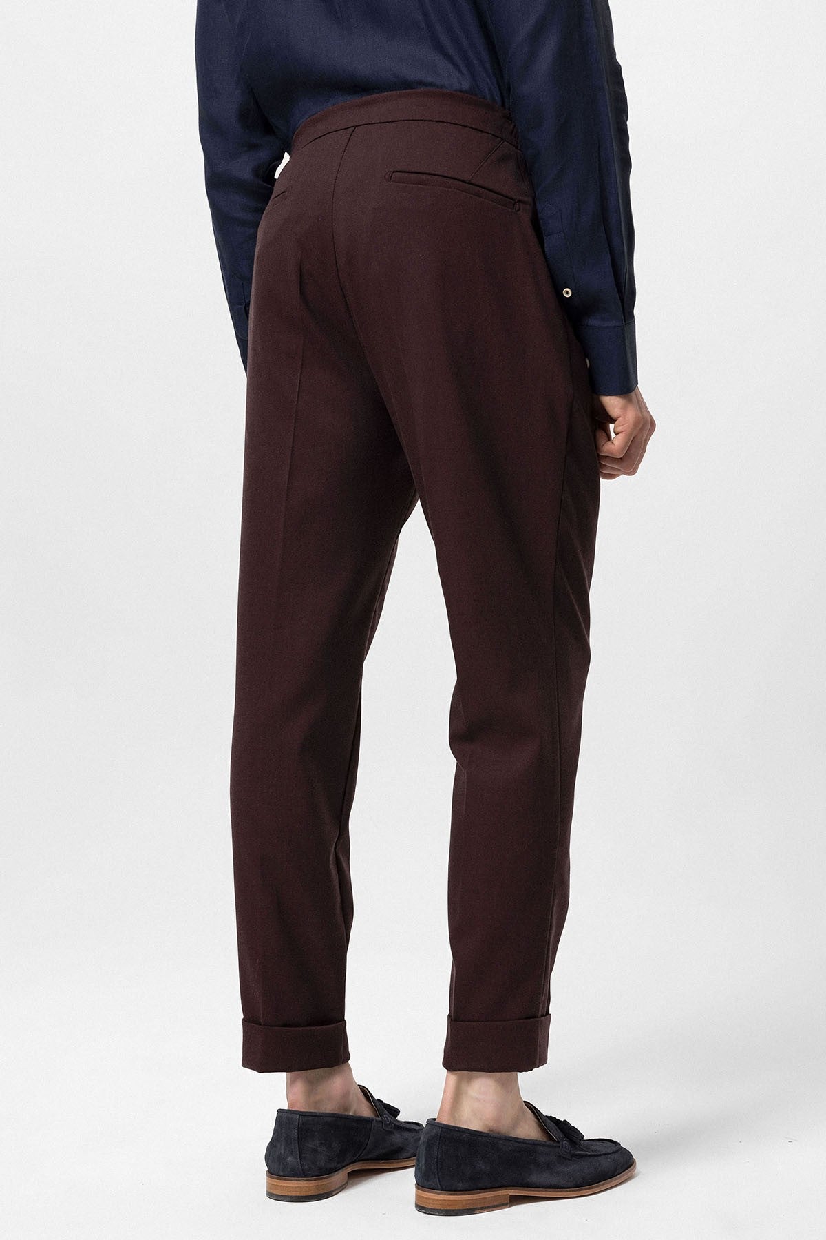 Antioch Elastic-Waist Pleated Men's Pants