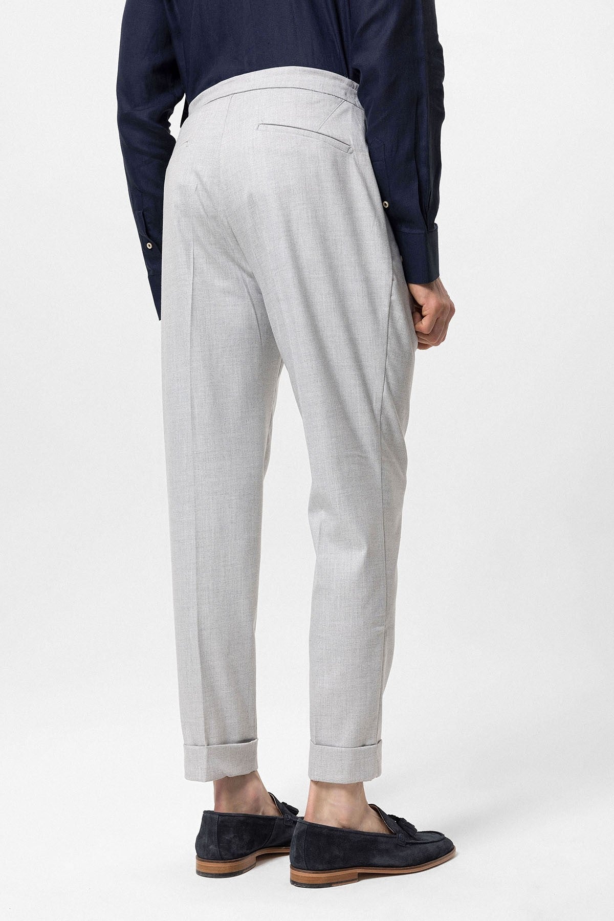 Antioch Elastic-Waist Pleated Men's Pants
