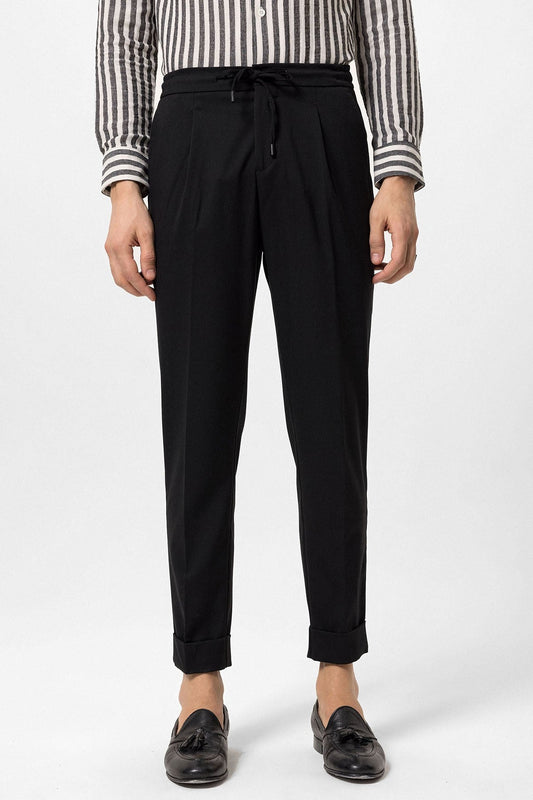 Antioch Elastic-Waist Pleated Men's Pants