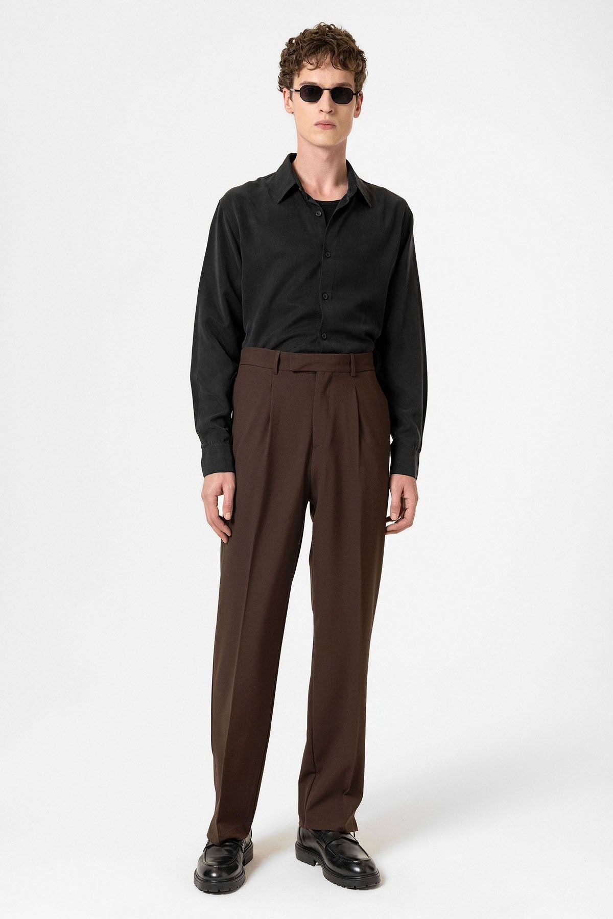 Antioch High-Waisted Zipper-Front Men's Pants
