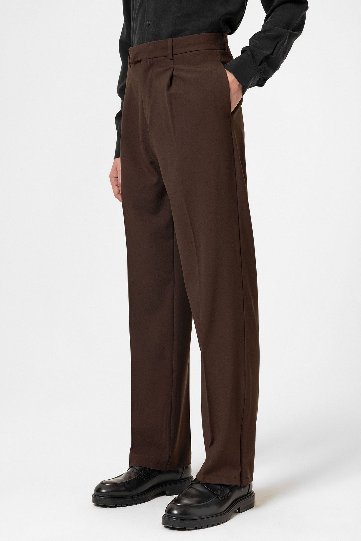 Antioch High-Waisted Zipper-Front Men's Pants
