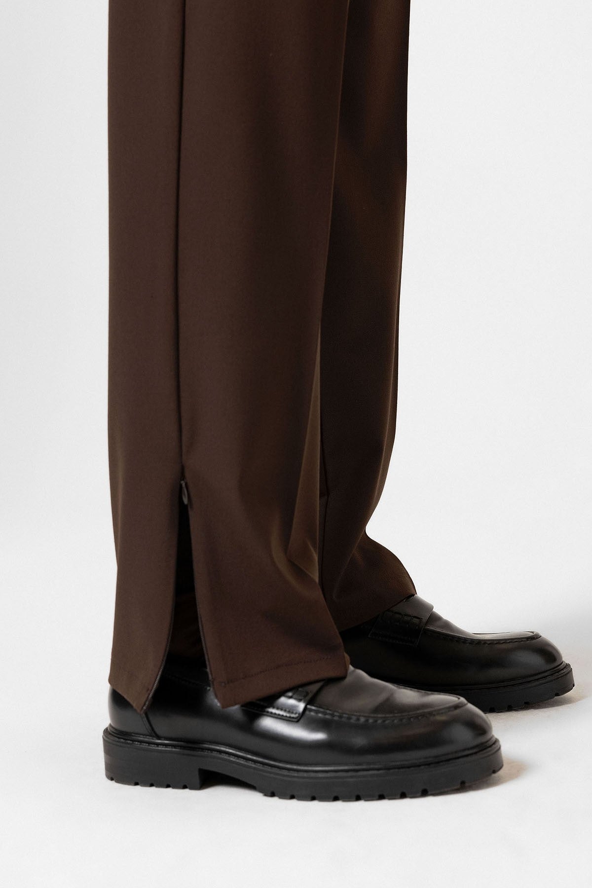 Antioch High-Waisted Zipper-Front Men's Pants