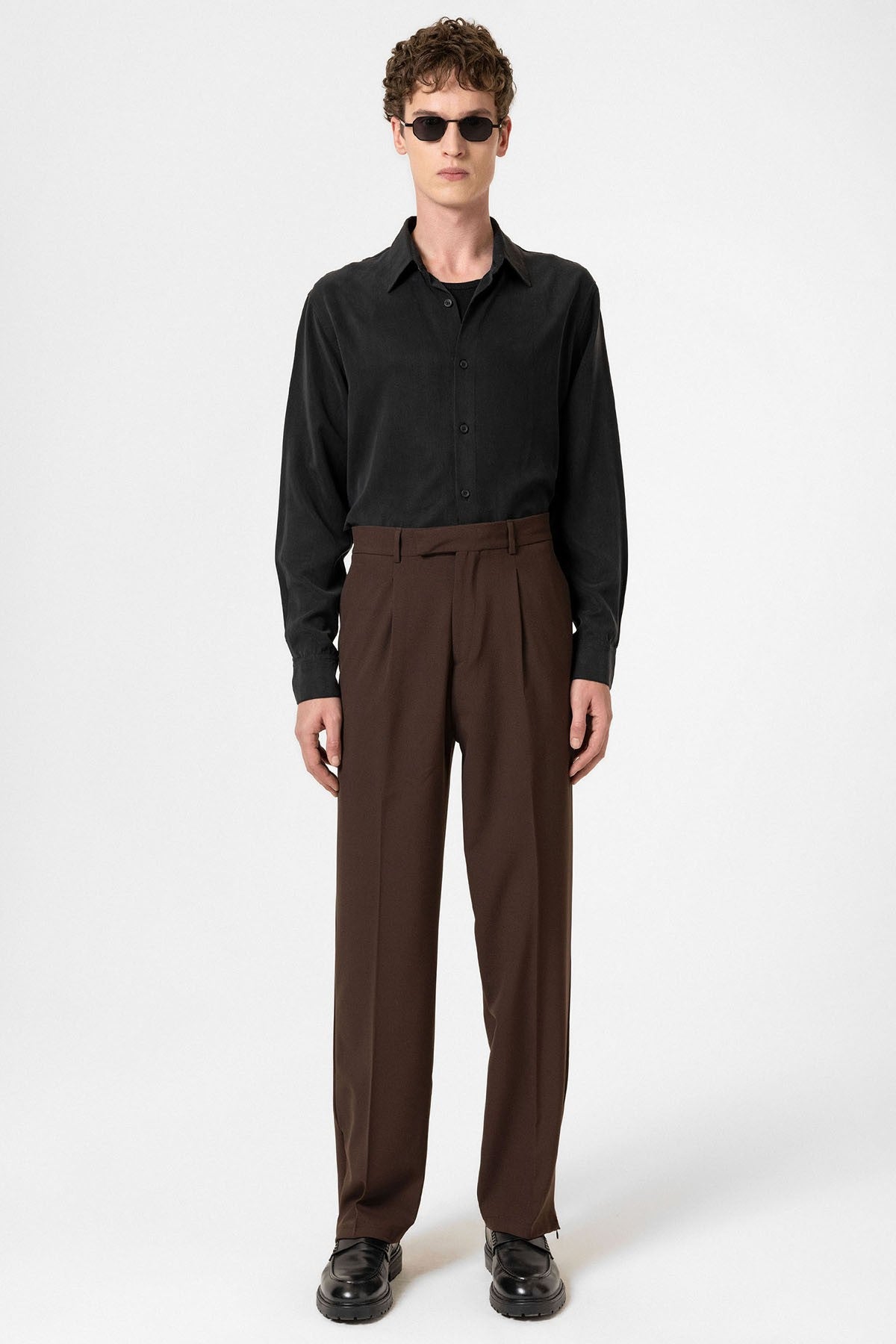 Antioch High-Waisted Zipper-Front Men's Pants