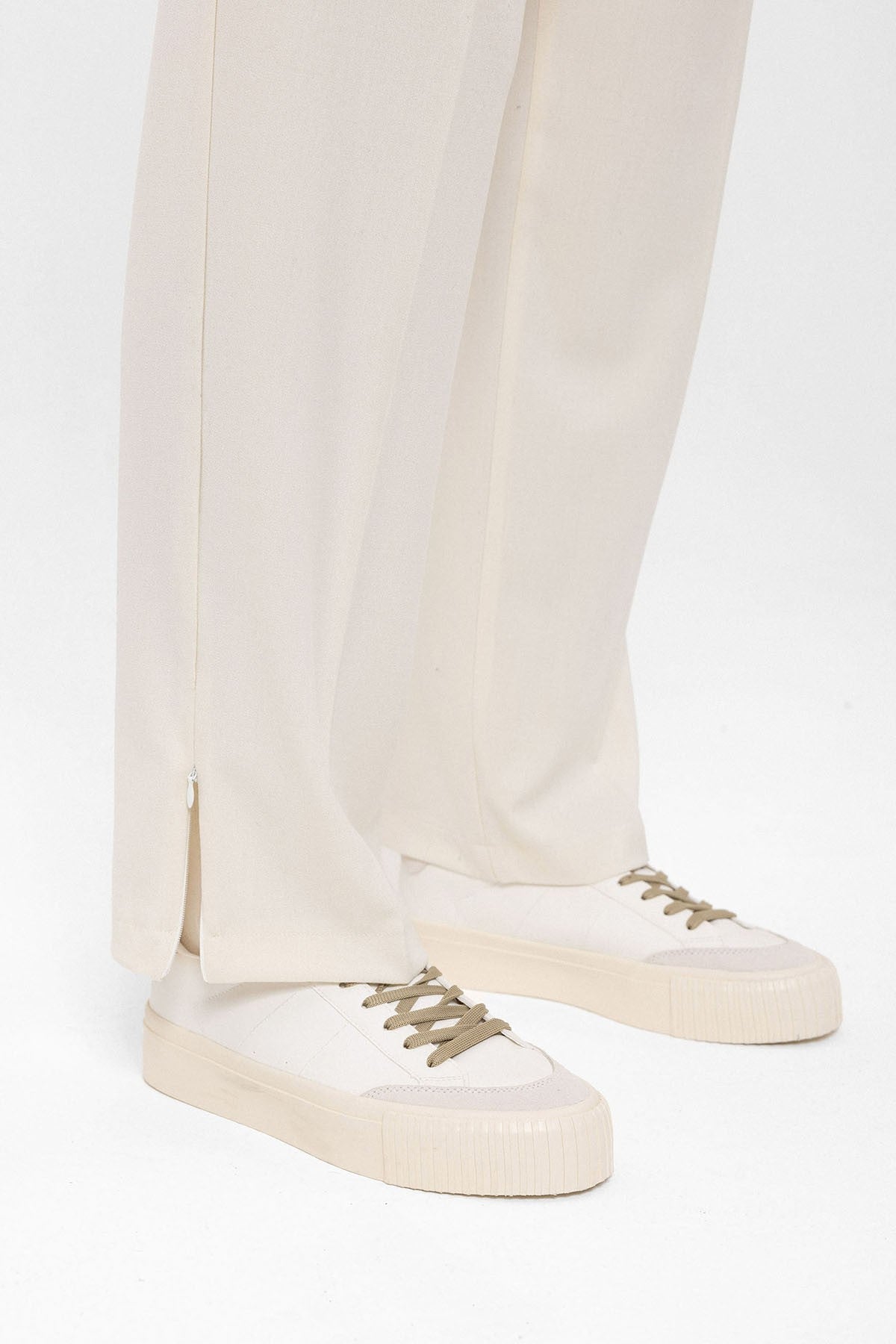 Antioch High-Waisted Zipper-Front Men's Pants