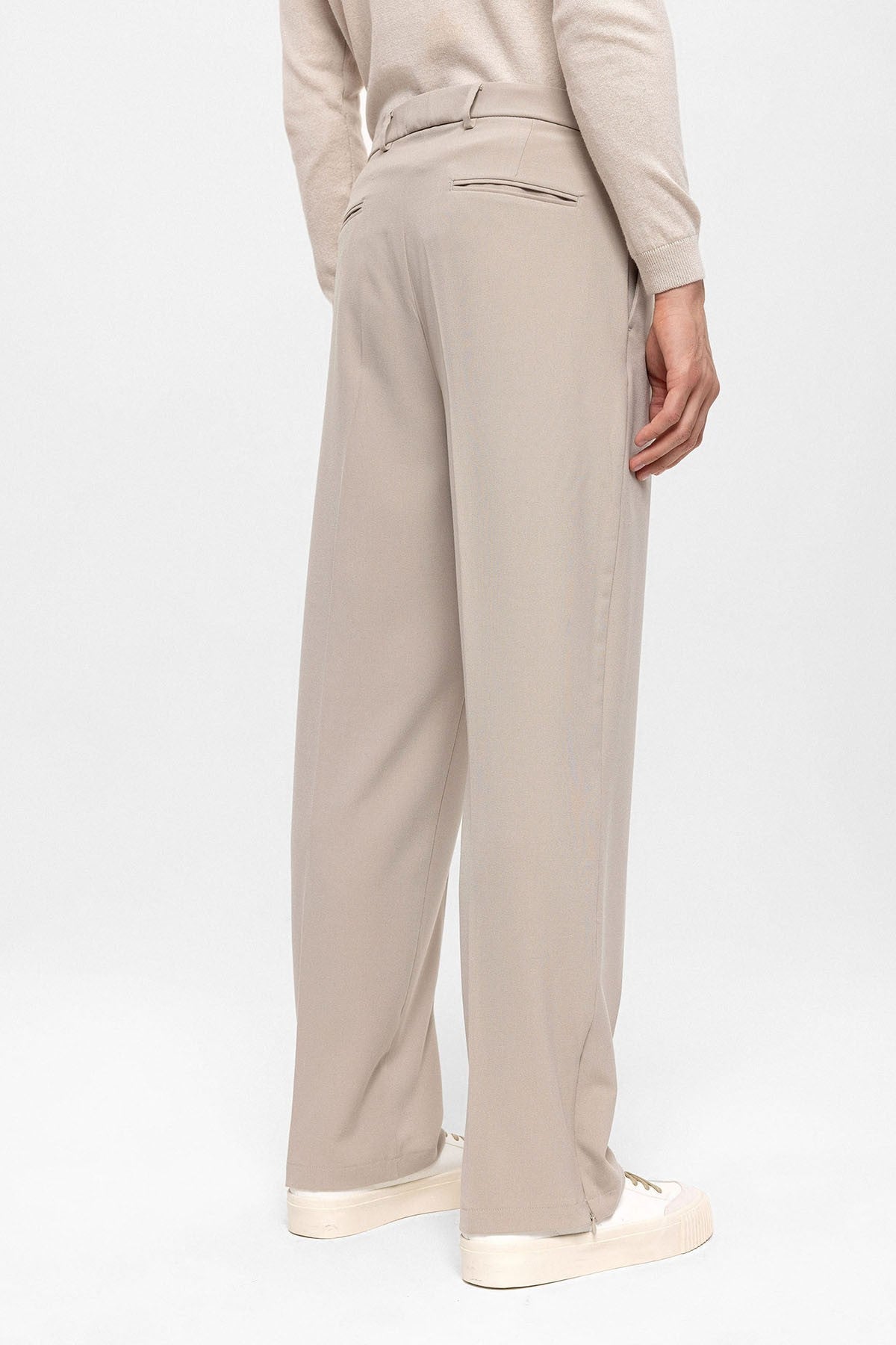 Antioch High-Waisted Zipper-Front Men's Pants