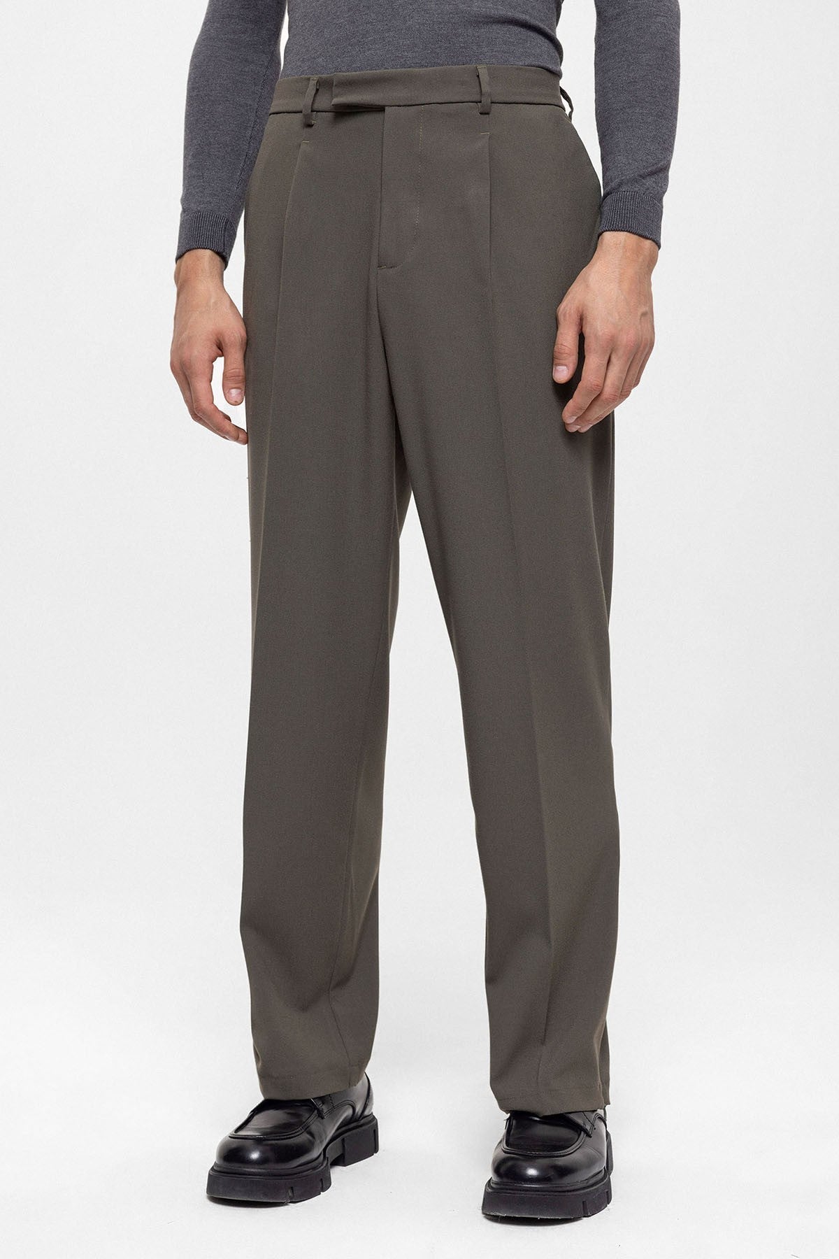 Antioch High-Waisted Zipper-Front Men's Pants